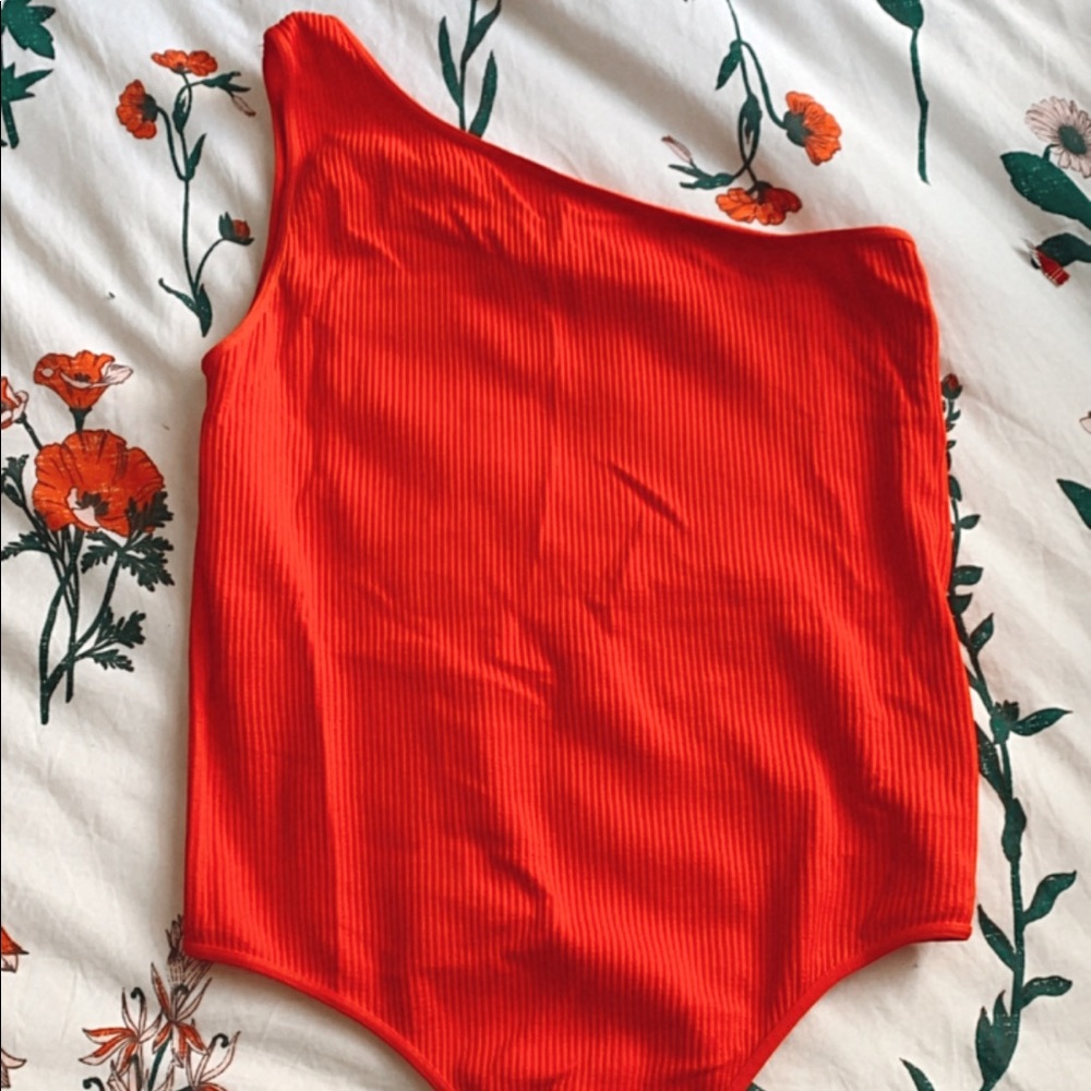 One shoulder Nikibiki bodysuit